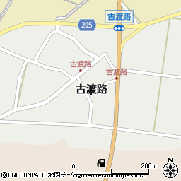 新潟県村上市古渡路周辺の地図