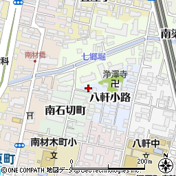 宮城県仙台市若林区八軒小路10周辺の地図