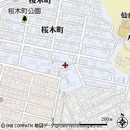 宮城県仙台市太白区桜木町22-48周辺の地図