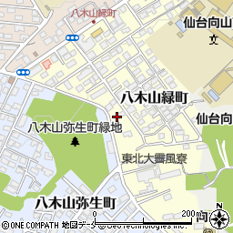 宮城県仙台市太白区八木山緑町14周辺の地図
