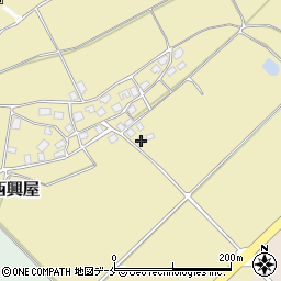 新潟県村上市西興屋611周辺の地図