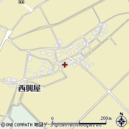 新潟県村上市西興屋630周辺の地図