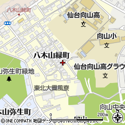 宮城県仙台市太白区八木山緑町18-10周辺の地図