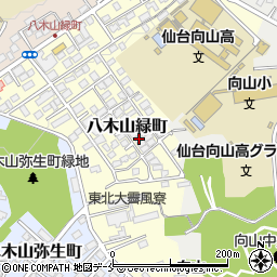 宮城県仙台市太白区八木山緑町18-18周辺の地図