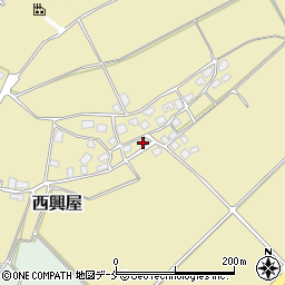 新潟県村上市西興屋450周辺の地図