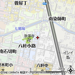 宮城県仙台市若林区八軒小路4-2周辺の地図