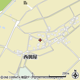 新潟県村上市西興屋646周辺の地図