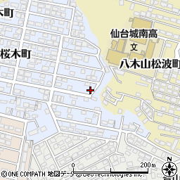 宮城県仙台市太白区桜木町38-14周辺の地図