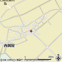 新潟県村上市西興屋607周辺の地図
