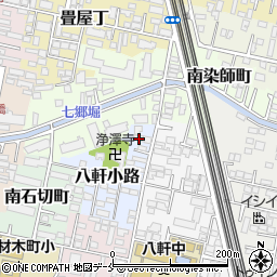 宮城県仙台市若林区八軒小路4周辺の地図