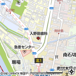 入野田歯科医院周辺の地図
