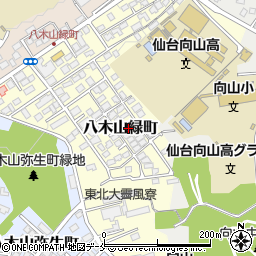 宮城県仙台市太白区八木山緑町18周辺の地図