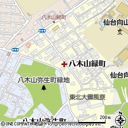 宮城県仙台市太白区八木山緑町周辺の地図