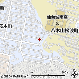 宮城県仙台市太白区桜木町38-10周辺の地図