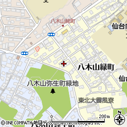 宮城県仙台市太白区八木山緑町13周辺の地図