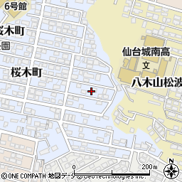 宮城県仙台市太白区桜木町37周辺の地図