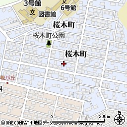 宮城県仙台市太白区桜木町20-5周辺の地図