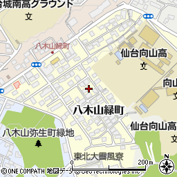 宮城県仙台市太白区八木山緑町11周辺の地図