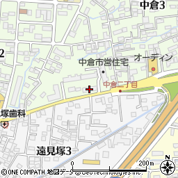 県営住宅中倉周辺の地図