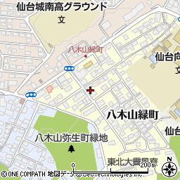 宮城県仙台市太白区八木山緑町10-22周辺の地図