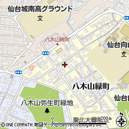 宮城県仙台市太白区八木山緑町10-26周辺の地図