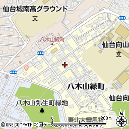 宮城県仙台市太白区八木山緑町10周辺の地図