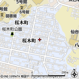 宮城県仙台市太白区桜木町26周辺の地図