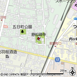 静松禪寺周辺の地図