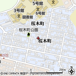 宮城県仙台市太白区桜木町18-18周辺の地図