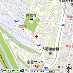 宮城県仙台市若林区石名坂周辺の地図