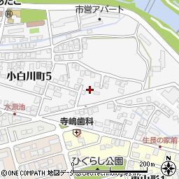 山形県山形市小白川町5丁目25周辺の地図