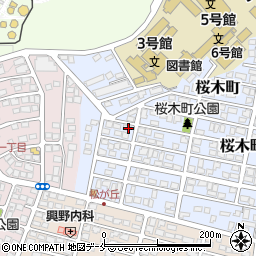 宮城県仙台市太白区桜木町5-8周辺の地図