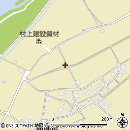 新潟県村上市西興屋周辺の地図