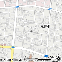 宮城県仙台市若林区荒井4丁目10-43周辺の地図