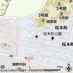 宮城県仙台市太白区桜木町5-7周辺の地図