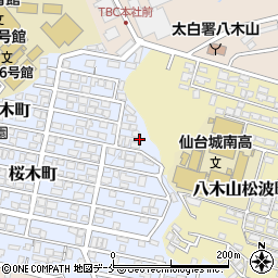 宮城県仙台市太白区桜木町34周辺の地図