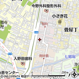 ファミリーマート仙台穀町店周辺の地図