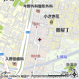 宮城県仙台市若林区穀町3周辺の地図