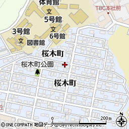 宮城県仙台市太白区桜木町17-10周辺の地図