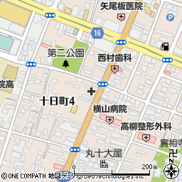 新田中周辺の地図