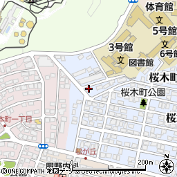 宮城県仙台市太白区桜木町3-7周辺の地図