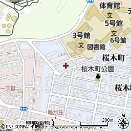 宮城県仙台市太白区桜木町3-8周辺の地図