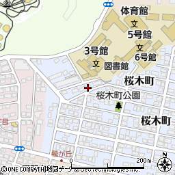 宮城県仙台市太白区桜木町3周辺の地図