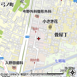 宮城県仙台市若林区穀町6周辺の地図