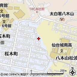 宮城県仙台市太白区桜木町34-11周辺の地図