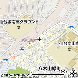 宮城県仙台市太白区八木山緑町7-44周辺の地図