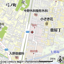 宮城県仙台市若林区穀町35周辺の地図