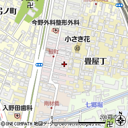 宮城県仙台市若林区穀町8周辺の地図