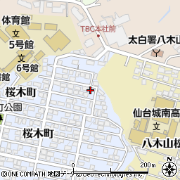 宮城県仙台市太白区桜木町29-10周辺の地図