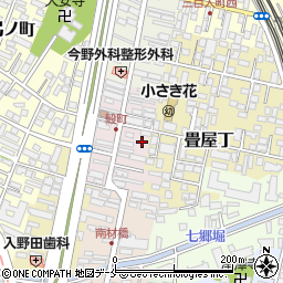 宮城県仙台市若林区穀町9周辺の地図